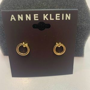 Anne Klein - Gold tone studs .